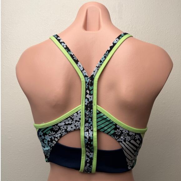 FP Movement by Free People Other - Free People Movement Navy Floral Racerback Sports Bra Women S